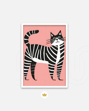 Zebra Stripe Cat