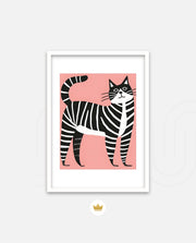 Zebra Stripe Cat