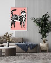 Zebra Stripe Cat