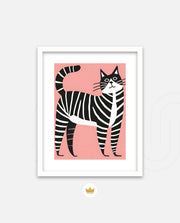Zebra Stripe Cat