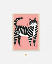 Zebra Stripe Cat