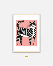 Zebra Stripe Cat