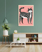 Zebra Stripe Cat