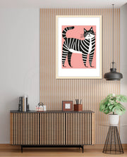 Zebra Stripe Cat
