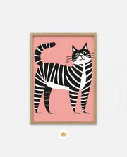 Zebra Stripe Cat