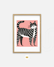 Zebra Stripe Cat