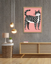 Zebra Stripe Cat