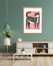 Zebra Stripe Cat