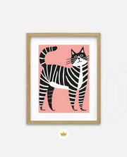 Zebra Stripe Cat