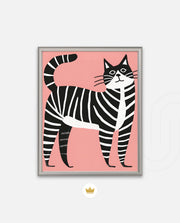 Zebra Stripe Cat