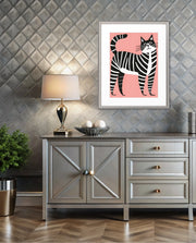 Zebra Stripe Cat