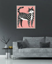 Zebra Stripe Cat