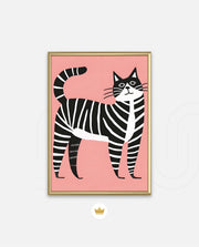 Zebra Stripe Cat