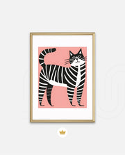 Zebra Stripe Cat