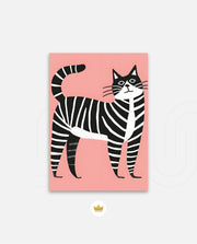 Zebra Stripe Cat