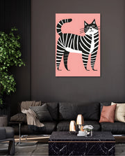 Zebra Stripe Cat