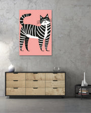 Zebra Stripe Cat