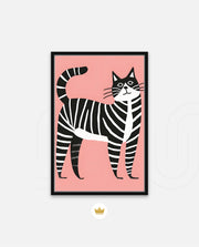Zebra Stripe Cat