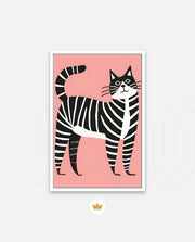 Zebra Stripe Cat