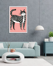 Zebra Stripe Cat