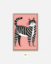 Zebra Stripe Cat