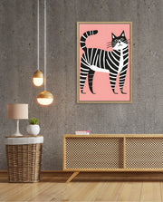 Zebra Stripe Cat
