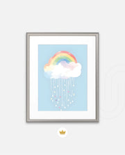 Pastel Rainbow Drizzle