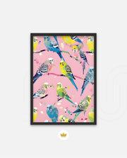 Pastel Parakeet Party