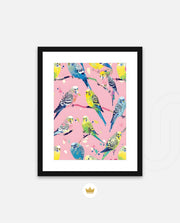 Pastel Parakeet Party
