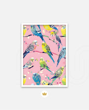 Pastel Parakeet Party