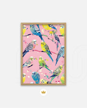 Pastel Parakeet Party