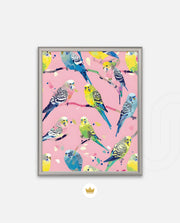 Pastel Parakeet Party