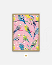 Pastel Parakeet Party