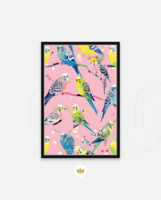 Pastel Parakeet Party