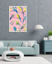 Pastel Parakeet Party