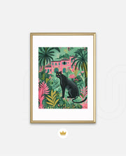 Tropical Panther Garden