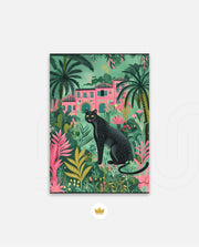 Tropical Panther Garden