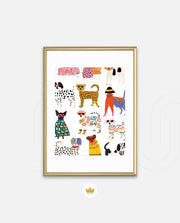 Playful Pup Parade