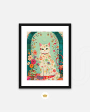 Floral Cat Archway