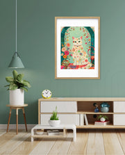 Floral Cat Archway