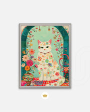 Floral Cat Archway