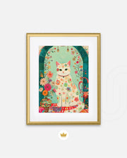 Floral Cat Archway
