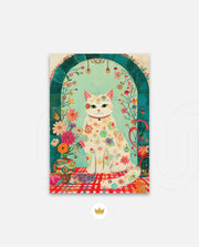 Floral Cat Archway