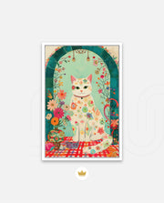 Floral Cat Archway