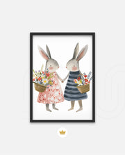 Blossom Bunny Pair