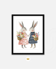 Blossom Bunny Pair