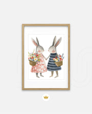 Blossom Bunny Pair