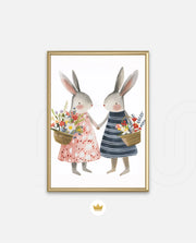 Blossom Bunny Pair