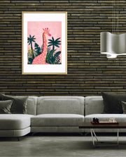 Blush Jungle Giraffe