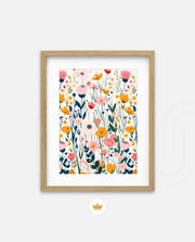 Pastel Meadow Blooms